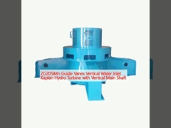 ZG20SiMn Guide Vanes Verticale waterinlaat Kaplan Hydroturbine met verticale hoofdas