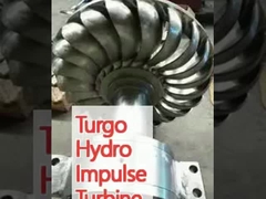 Turgo Hydro-impulsturbine met minimale milieueffecten en bedrijfssnelheid 1000 Rpm 3000 Rpm
