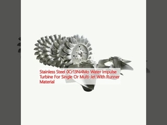 0Cr13Ni4Mo waterimpulsturbine van roestvrij staal voor een- of meervliegtuigen met loopmateriaal