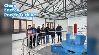 Kaplan Hydroturbine: schone energie