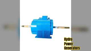 Hydroturbinegeneratoren x8MW vermogen