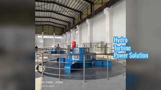 Kaplan Hydroturbine-energieopwekking
