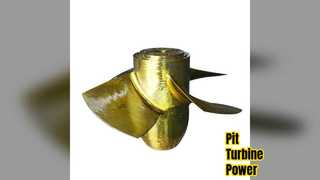 Kaplan-turbineput installeert stroomoplossing