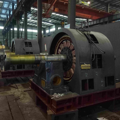 De Hydrogenerator 600kw 100m van 750RPM Pelton Water Hoofd94% Efficiency