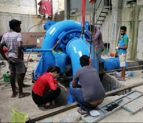 100kW het Gewicht van roestvrij staalfrancis hydro generator with 2-20t