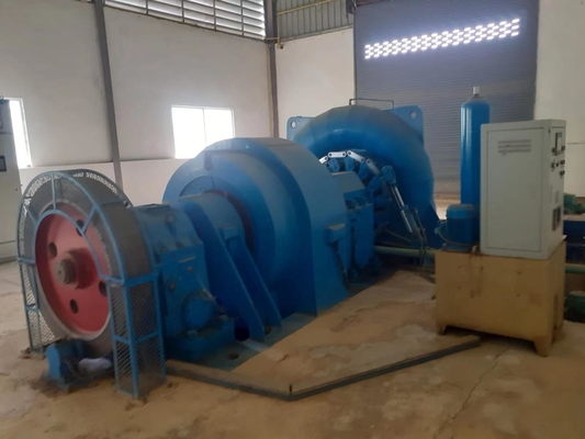 50 Hz frequentie Francis turbine met koolstofstaal Q345 spiraalkoffer