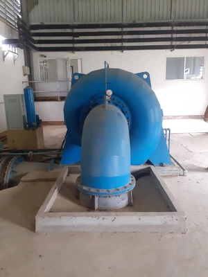 2 M3/s Inlaatstroom Francis Hydroturbine met roestvrijstalen geleidingsband