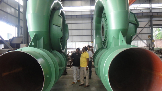 Horizontale Francis Turbine Francis Hydro Turbine 50HZ met koolstofstaal Q345