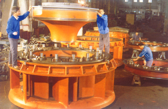 Verticale Kaplan-waterturbine van 300 kW met CNC-bladen van roestvrij staal