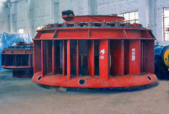 Kaplan Hydro Turbine 400V Synchrone Generator met ZG20SiMn Guide Vanes materiaal