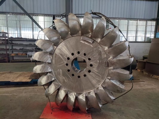 Eén- of meerstraalturbine met een wateroppervlakte van 134 m