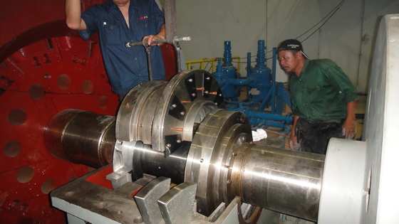 Verticale waterturbinegenerator van 1000 kW voor waterturbinesysteem