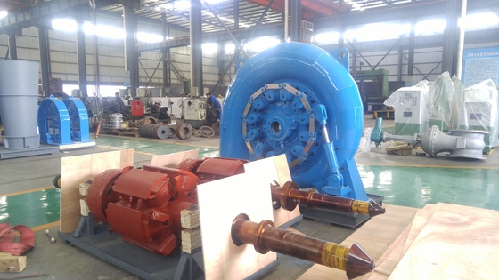 Hoge efficiëntie horizontale waterturbine voor 2,9 M3 stroommeter