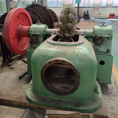 Verticale waterturbine voor 10m 500m Hoofd Medium Cost Carbon Steel Housing