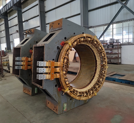 Verticale schacht van waterturbine met lage milieueffecten met een vermogen van 0,80
