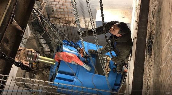 350 kW capaciteit Waterturbine Verticale schachtopstelling