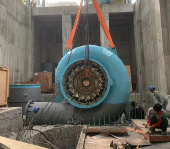 50HZ roestvrij staal Francis Hydro Turbine Carbon Steel Q345 Spiral Case