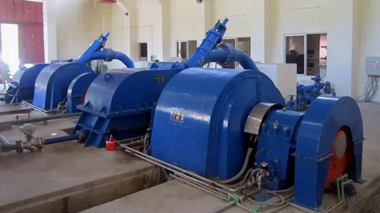 Roestvrij staal ASTM A473 S41500 Lopermateriaal Pelton-hydroturbine voor inlaatdruk 1-20 bar