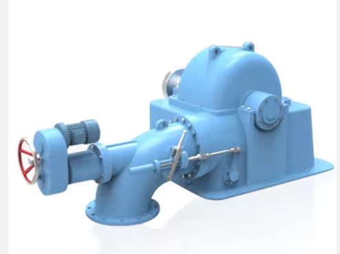 Minimale milieueffecten Turgo-impulsturbine met 1 bar 10 bar inlaatdruk
