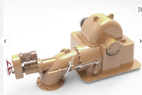 Turgo Hydro-impulsturbine met minimale milieueffecten en bedrijfssnelheid 1000 Rpm 3000 Rpm