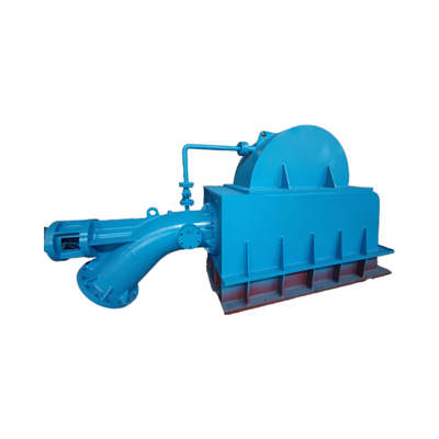 Turbinetype Pelton-waterturbine met roestvrij staal 0Cr13Ni4Mo loopmateriaal en ontwerpturbine met een ontlading van 0,385m3/s