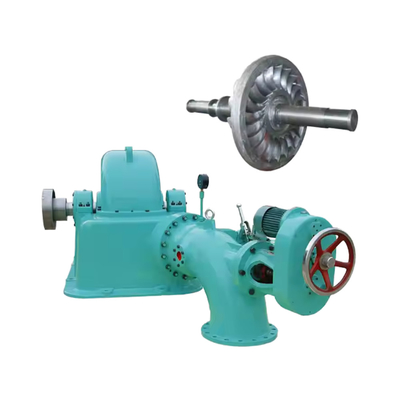 Turbinetype Pelton-waterturbine met roestvrij staal 0Cr13Ni4Mo loopmateriaal en ontwerpturbine met een ontlading van 0,385m3/s