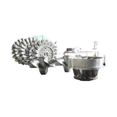 Pelton-waterturbine met een capaciteit van 2150 kW en een stabiele uitgang