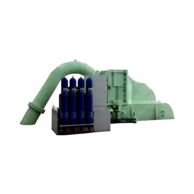 Hydrojetturbine met een of meerdere straalturbines van het type single or multi-jet runner met 0Cr13Ni4Mo-materiaal van roestvrij staal