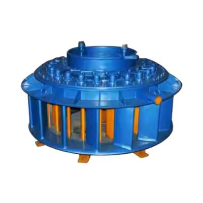 Verticale waterinlaat Kaplan-waterturbine met ZG20SiMn-geleidingsvliesmateriaal en verticale hoofdas