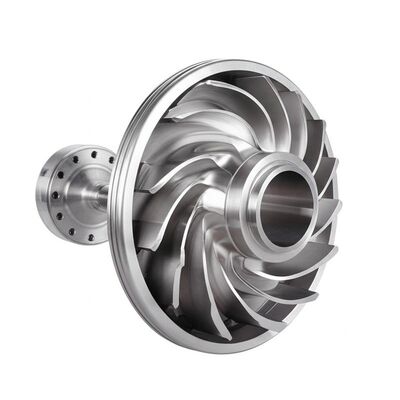 Eén spuitstuk Pelton-hydroturbine, met inbegrip van een spuitstukring van 0Cr13Ni4Mo van roestvrij staal en een gesmeed CNC-machine runner, ontworpen voor waterkrachtsystemen