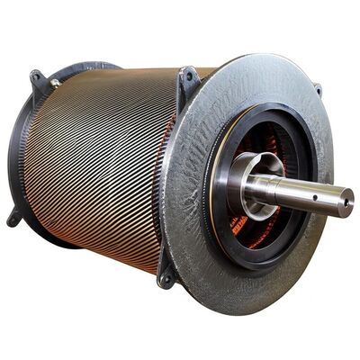 1000 KW Nominaal Vermogen Hydro Turbine Generator met Borstelloze Opwekking en Horizontale Indeling voor Waterkrachtcentrales