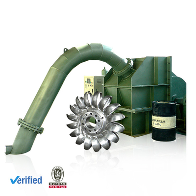 1250kw horizontale Hydro de Turbine92% Efficiency van Pelton 120m Waterhoofd
