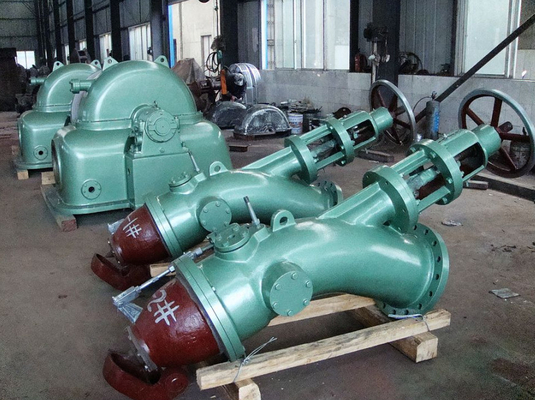 1650kw impulsverticaal	Multipijp van de Pelton de Hydroturbine 6000V 750RPM