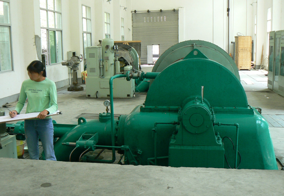 500kw verticale Pelton-Waterturbogenerator 0.6m Agentdiameter