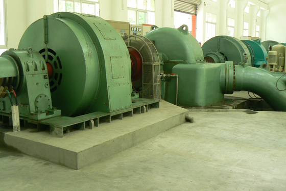 500kw verticale Pelton-Waterturbogenerator 0.6m Agentdiameter