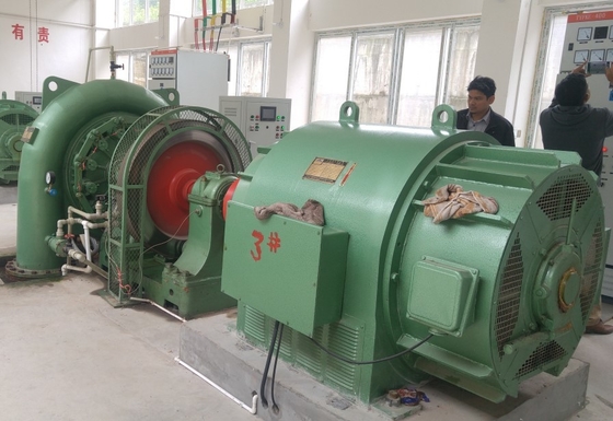 350kw Brushless Hydroturbogeneratoren van Mini Hydroelectric Generator 400v