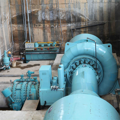 Elektrische centralehpp Pelton Hydrogenerator 2500kw 1500RPM met 1 Pijp