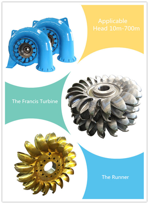 1M Water Turbine Parts Pelton Agent in Hydroelektrische centrale