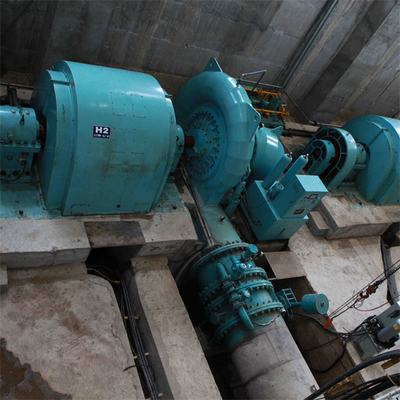 Vaste Hydroturbogenerator 20m van Bladkaplan Laag Waterhoofd