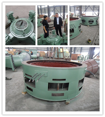 Verticale Lage Hoofdkaplan-Turbogenerator 42m 980kw 3m3/S