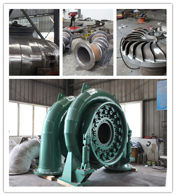 50m Lage Hoofdkaplan Turbine Micro- Hydro Hoge Stroom voor Mini Hydro Station