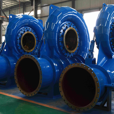 5Mw Francis Vertical Hydro Turbine 120m Water Hoofd Veranderlijke Druk