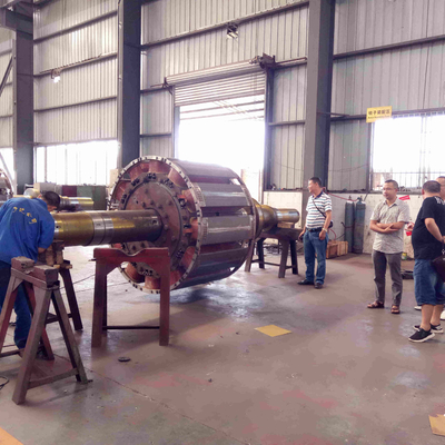 5Mw Francis Vertical Hydro Turbine 120m Water Hoofd Veranderlijke Druk