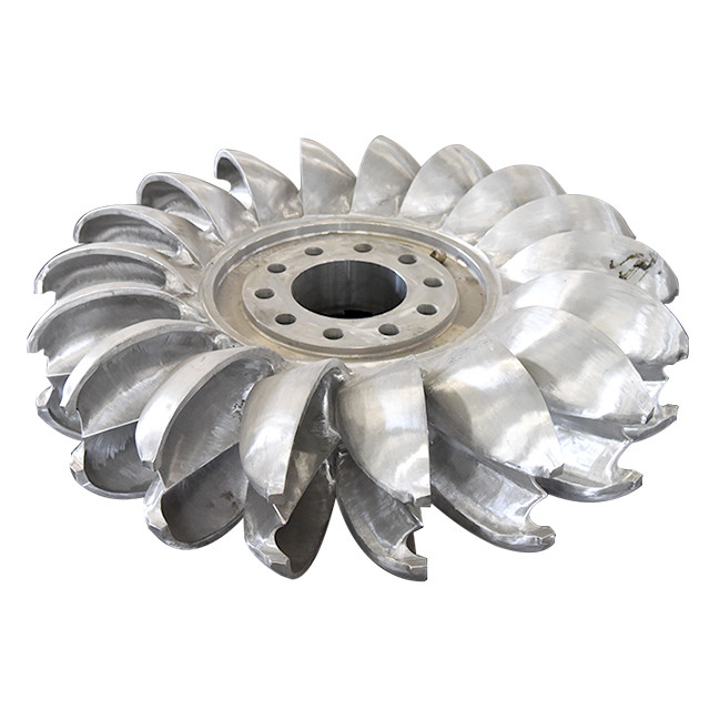 Gietijzer/Hydro van de de Turbine Asstroom van Roestvrij staalpelton Turbine voor Industriële Waterkracht