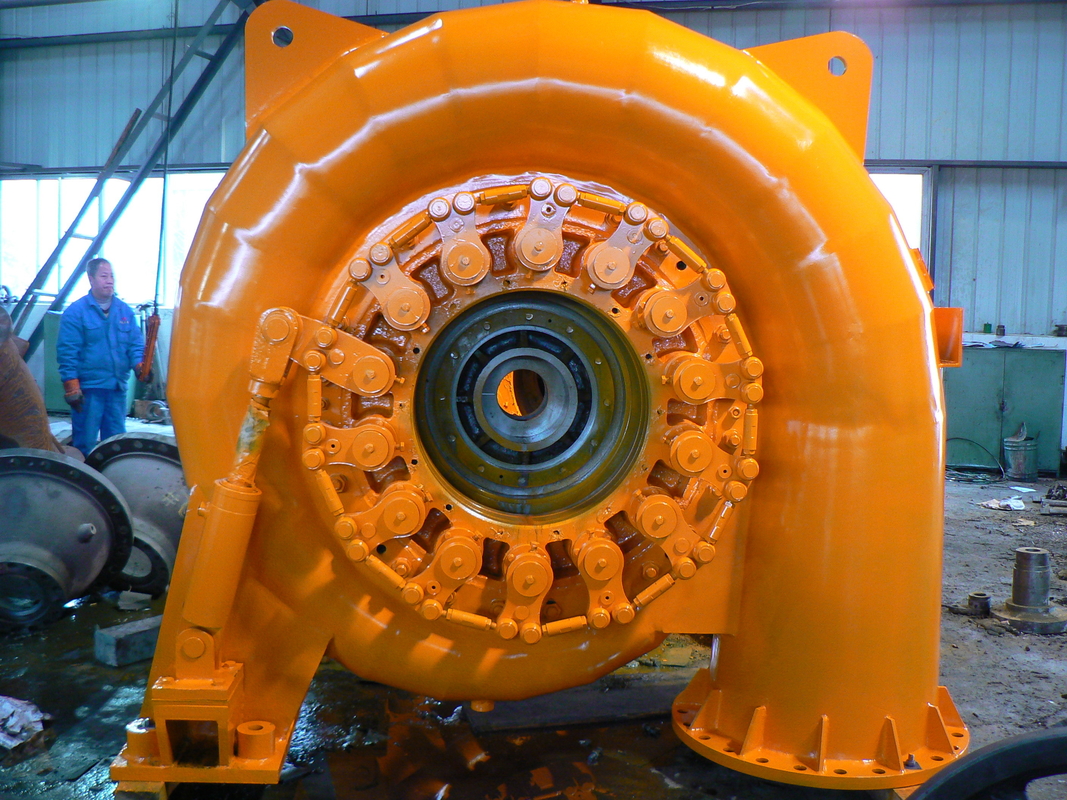 2 M3/s Inlaatstroom Francis Hydroturbine met roestvrijstalen geleidingsband