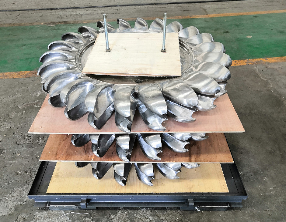 Q345-B Materiaal Pelton-hydroturbine voor een- of meerstraalturbine