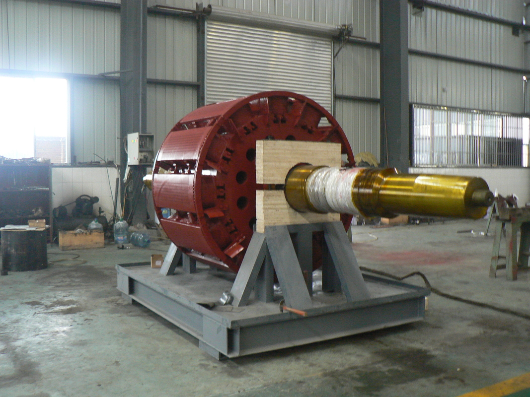 2. Horizontale waterturbine generator met stroommeter 2,9 M3 en vaste runner blade