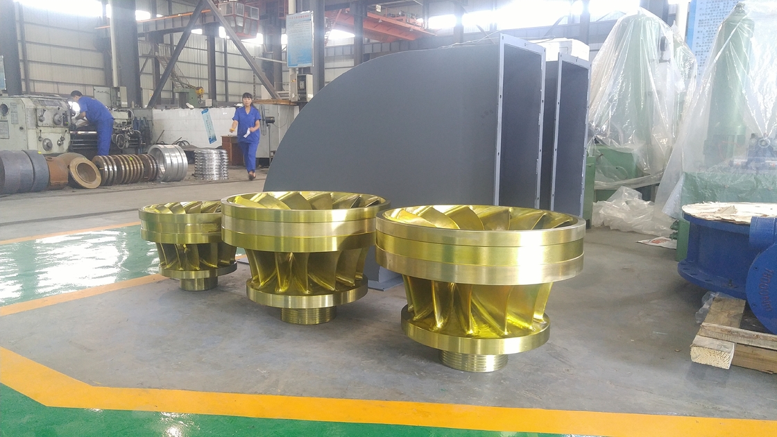 57 m waterkop horizontale waterturbine met gemakkelijke installatie en lage hoofdhoogte