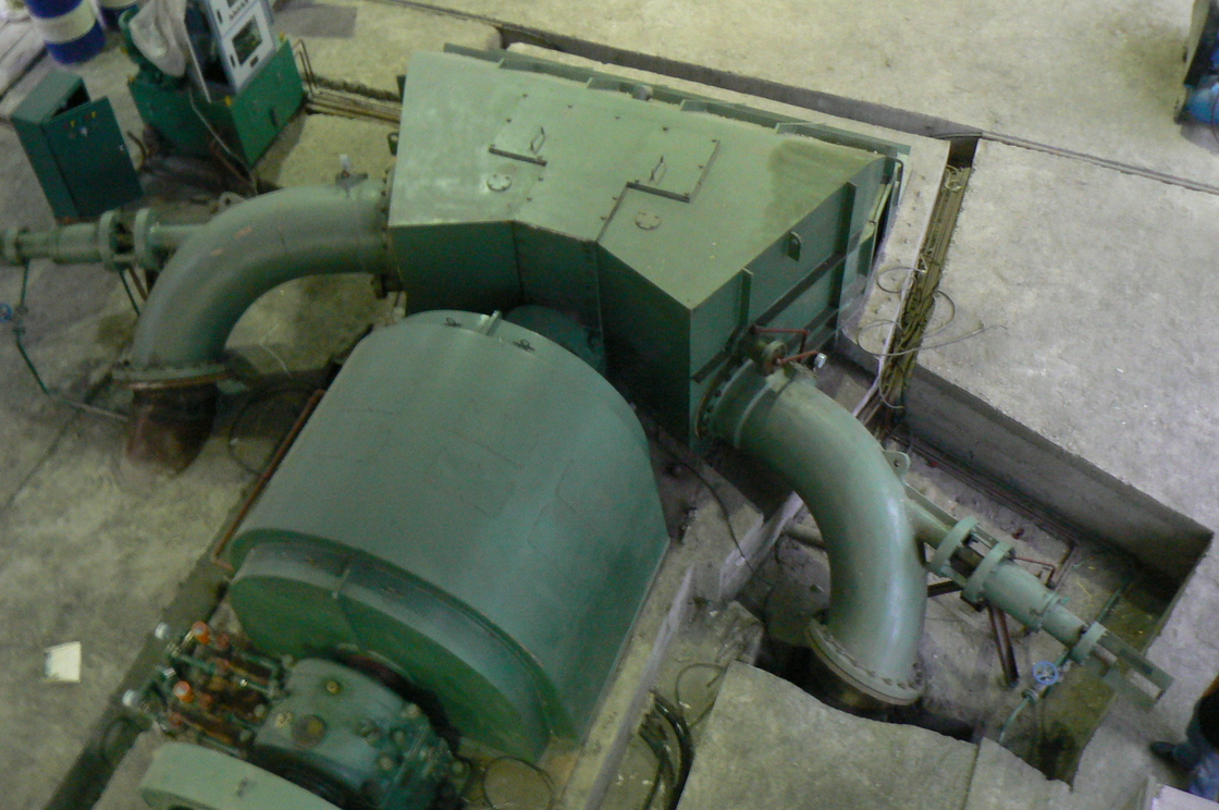 1000 Rpm 3000 Rpm Werksnelheid Turgo Impulsturbine voor waterstroom 0,85 M3/s
