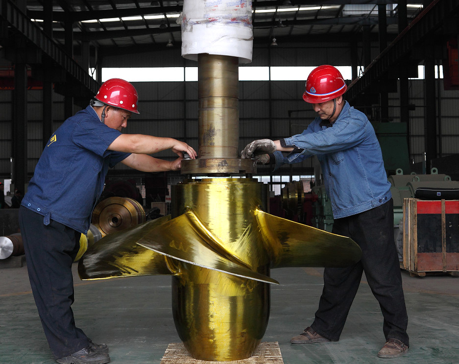 2.83 M3/s Waterstroom Inlaat Guide Vane Turbine Onderdelen betaalbaar en keuze